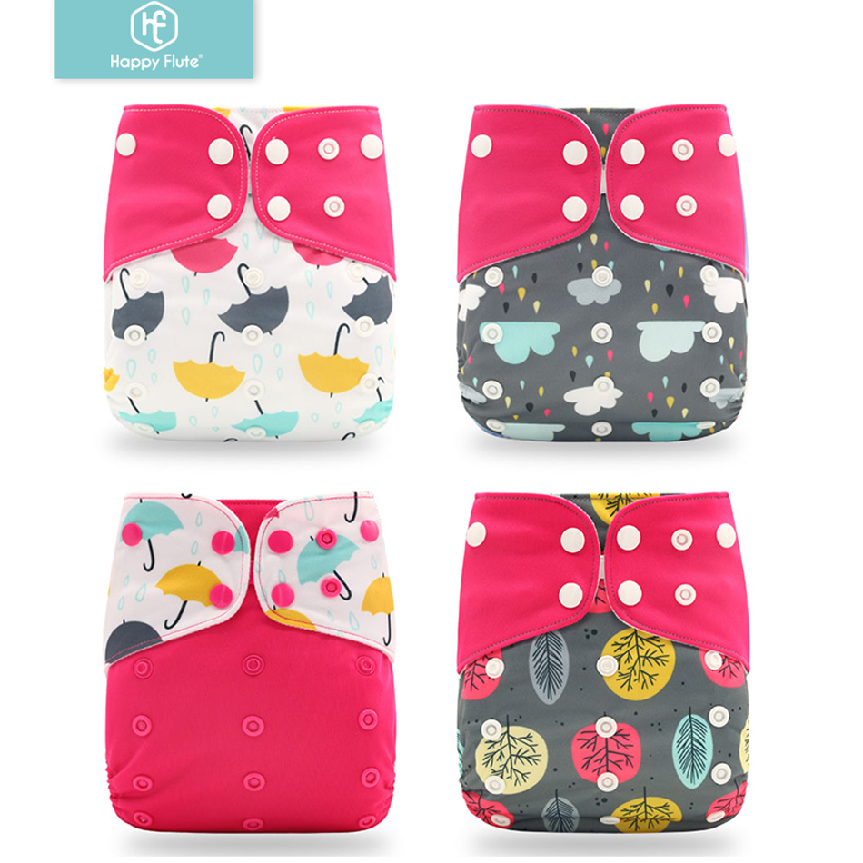 Cloth Diaper Insert - Happyflute 2023 4 Stks/set Wasbare Eco-vriendelijke