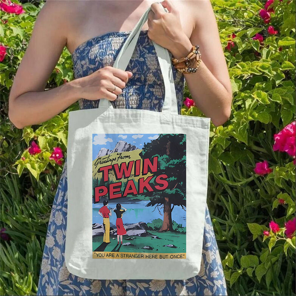Twin Peaks canvas draagtassen  - Sustainable Living Zero Waste recensie en prijs
