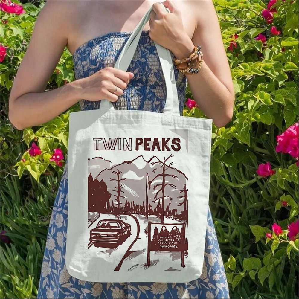 Twin Peaks canvas draagtassen  - Sustainable Living Zero Waste recensie en prijs
