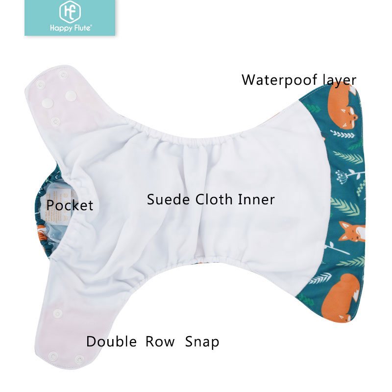 HappyFlute 8 luiers + 8 inzets - Cloth Diaper Insert recensie en prijs
